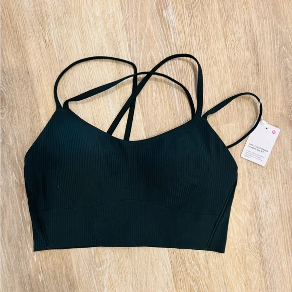 NWT Lululemon Like A Cloud Longline Ribbed Bra B/C 6 - Picture 3 of 8